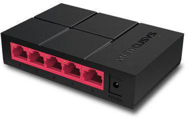 Mercusys MS105G Switch de 5 Puertos Gigabit Ethernet 10/100/1000 Mbps Negro