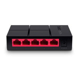 Mercusys MS105G Switch Gigabit Ethernet de 5 Puertos, Negro