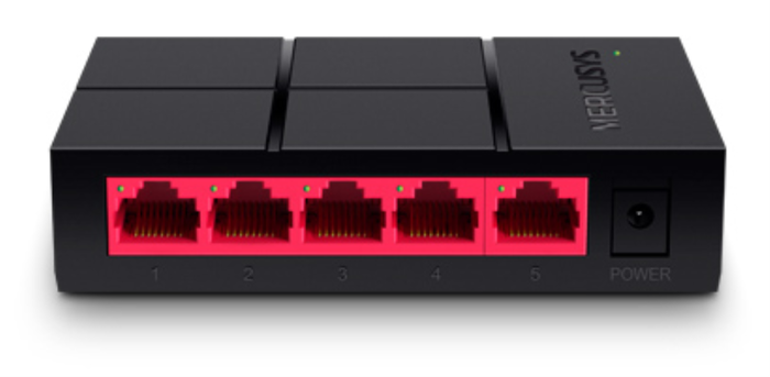 Mercusys MS105G Switch de 5 Puertos Gigabit Ethernet 10/100/1000 Mbps Negro