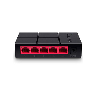 Mercusys MS105 Switch de Red Gigabit de 5 Puertos 10/100/1000Mbps Plug and Play Mercusys MS105 Switch de Red Gigabit de 5 Puertos 10/100/1000Mbps Plug and Play