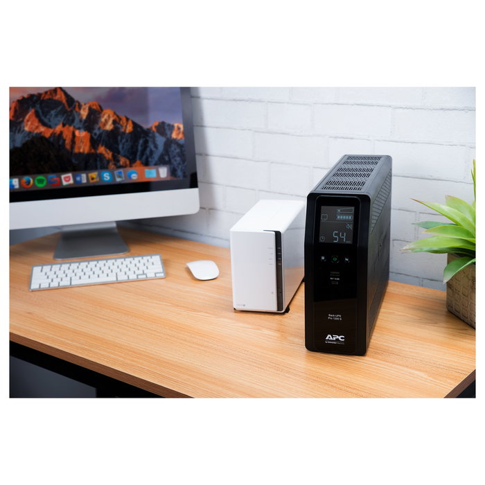 APC Back-UPS BR1200SI 1200VA 720W UPS Línea Interactiva Negro APC Back-UPS BR1200SI 1200VA 720W UPS Línea Interactiva Negro