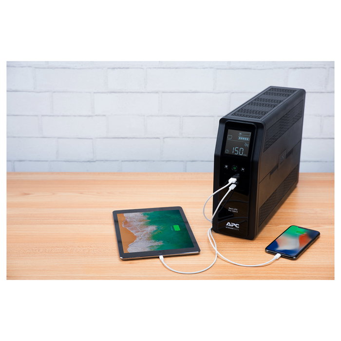 APC Back-UPS BR1200SI 1200VA 720W UPS Línea Interactiva Negro APC Back-UPS BR1200SI 1200VA 720W UPS Línea Interactiva Negro