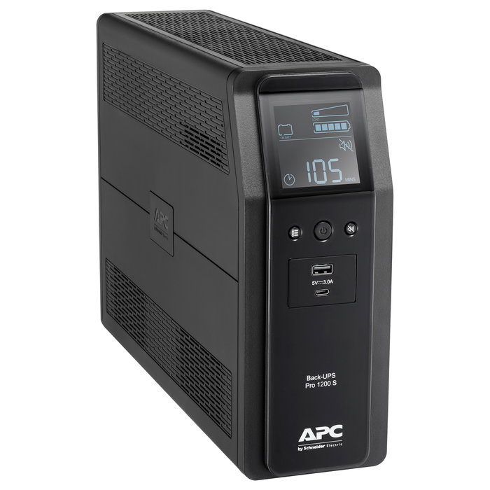 APC Back-UPS BR1200SI 1200VA 720W UPS Línea Interactiva Negro APC Back-UPS BR1200SI 1200VA 720W UPS Línea Interactiva Negro