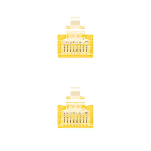 Nanocable Cable de Red Cat.6e UTP AWG24 Amarillo 0,5 m
