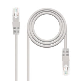 Nanocable Cable de Red Latiguillo RJ45 Cat.5e UTP AWG24, 0.5 m, Gris