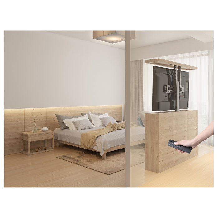 Equip Soporte de suelo motorizado para TV 37-65 pulgadas 650606 Negro