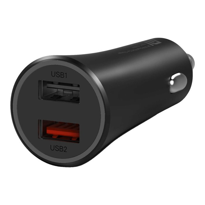 Xiaomi Cargador de Coche Dual-Port 37W Negro GDS4147GL