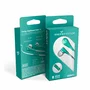Energy Sistem Style 1+ Auriculares Intraurales Alámbricos con Micrófono para Llamadas/Música, Cable Plano 1.2m, Conector 3.5mm, Color Menta - 445998