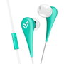 Energy Sistem Style 1 Auriculares Intrauditivos, Color Menta, con Micrófono y Cable Plano, Almohadillas Intercambiables