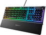 SteelSeries Teclado APEX 3 Español Qwerty, Resistencia IP32, Iluminación RGB