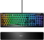 SteelSeries Teclado APEX 3 Español Qwerty, Resistencia IP32, Iluminación RGB