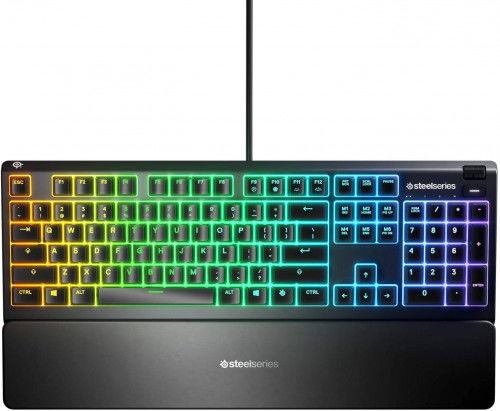 SteelSeries Teclado APEX 3 Español Qwerty, Resistencia IP32, Iluminación RGB SteelSeries Teclado APEX 3 Español Qwerty, Resistencia IP32, Iluminación RGB