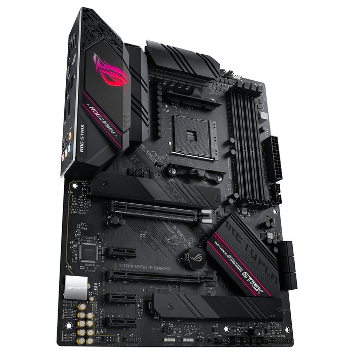 ASUS ROG STRIX B550-F GAMING Placa Base ATX, Socket AM4 AMD B550, 4x DDR4 (128GB), 2x M.2, USB 3.2 Gen 2, 2.5Gb LAN, Bluetooth 5.0, HDMI 2.1