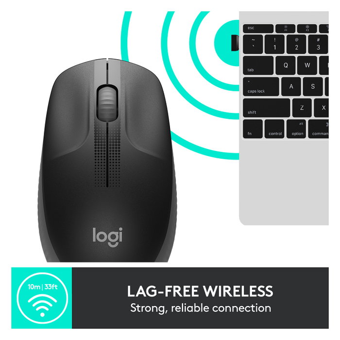 Logitech M190 Ratón Inalámbrico Gris Marengo Logitech M190 Ratón Inalámbrico Gris Marengo