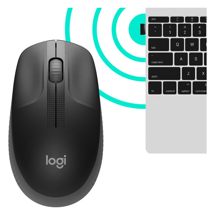 Logitech M190 Ratón Inalámbrico Gris Marengo Logitech M190 Ratón Inalámbrico Gris Marengo