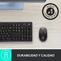 Logitech M190 Ratón Inalámbrico Carbón vegetal