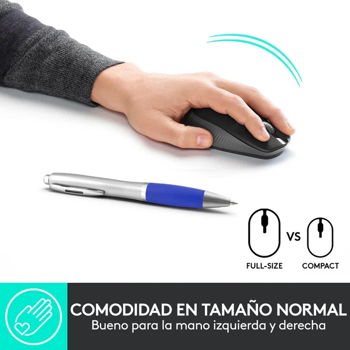 Logitech M190 Ratón Inalámbrico Carbón vegetal Logitech M190 Ratón Inalámbrico Carbón vegetal