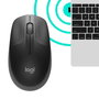 Logitech M190 Ratón Inalámbrico Ambidextro Negro/Gris