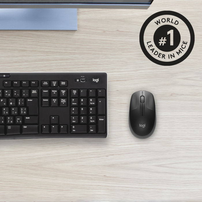 Logitech M190 Ratón Inalámbrico Gris Marengo Logitech M190 Ratón Inalámbrico Gris Marengo