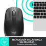 Logitech M190 Ratón Inalámbrico Gris Marengo