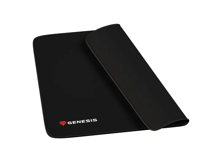 Natec Genesis Carbon 500 M Logo Alfombrilla de Ratón Gaming Negro 300x250mm - Tela, Superficie Veloz, Impermeable y Antideslizante