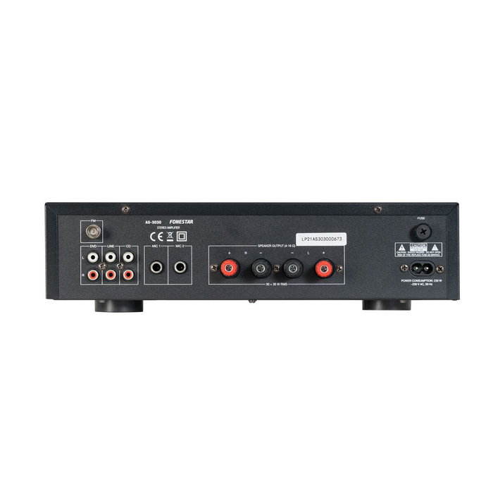 Fonestar AS-3030 Amplificador estéreo Hi-Fi Bluetooth/USB/FM