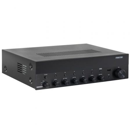 Fonestar AS-3030 Amplificador Estéreo HiFi con Bluetooth, Radio FM, USB, MP3, 30+30 W RMS