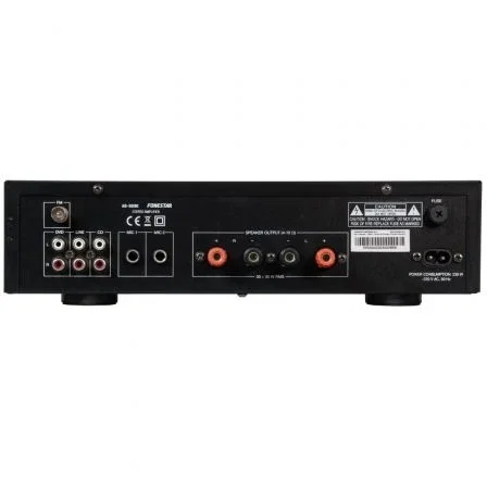 Fonestar AS-3030 Amplificador Estéreo HiFi con Bluetooth, Radio FM, USB, MP3, 30+30 W RMS