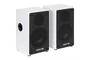 Fonestar CLASS-220B Altavoces Activos 2.0 para Piso, 2x20W RMS, Rango 60-20000Hz, Entradas AUX/RCA, Bluetooth 5.0, Mando, Color Blanco/Negro