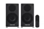 Fonestar CLASS-220B Altavoces Activos 2.0 para Piso, 2x20W RMS, Rango 60-20000Hz, Entradas AUX/RCA, Bluetooth 5.0, Mando, Color Blanco/Negro