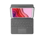 Logitech Combo Touch Funda con Teclado y Panel Táctil para iPad 10.2 pulg - Grafito