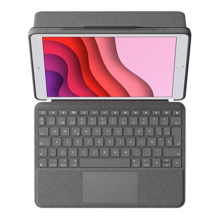 Logitech Combo Touch Funda con Teclado y Panel Táctil para iPad 10.2 pulgadas, Grafito Logitech Combo Touch Funda con Teclado y Panel Táctil para iPad 10.2 pulgadas, Grafito