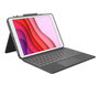 Logitech Combo Touch Funda con Teclado y Panel Táctil para iPad 10.2 pulg - Grafito