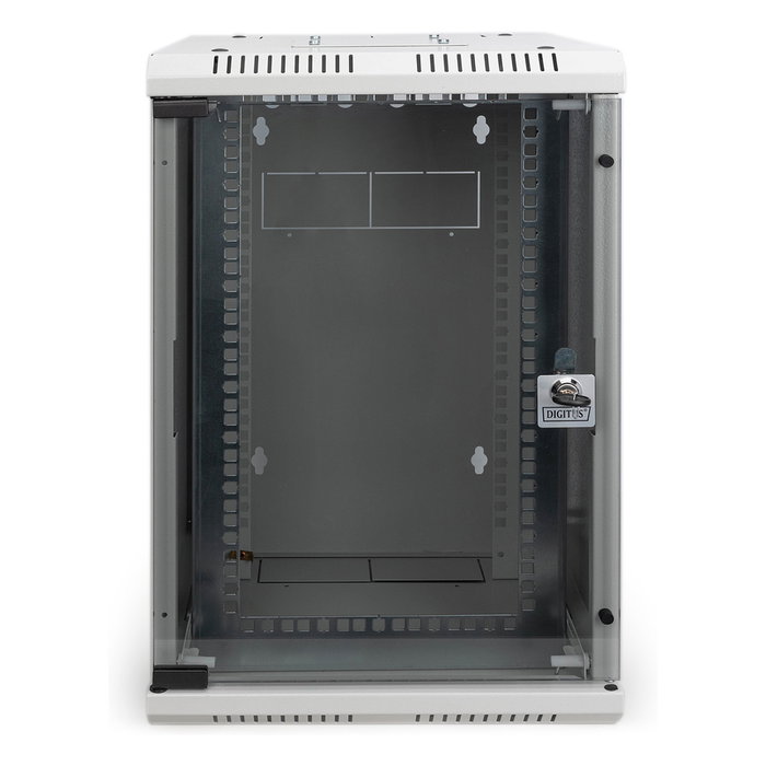 Digitus Armario Rack de Pared 10U, Gabinete de 19 Pulgadas y 10 Pulgadas, Vidrio Templado, 30 kg Capacidad, Bloqueo, Gestión de Cables, IP20, Gris Digitus Armario Rack de Pared 10U, Gabinete de 19 Pulgadas y 10 Pulgadas, Vidrio Templado, 30 kg Capacidad, Bloqueo, Gestión de Cables, IP20, Gris