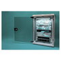 Digitus Armario Rack de Pared 10U, Gabinete de 19 Pulgadas y 10 Pulgadas, Vidrio Templado, 30 kg Capacidad, Bloqueo, Gestión de Cables, IP20, Gris
