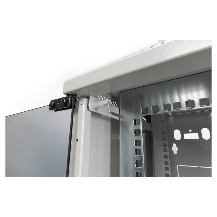 Digitus Armario Rack de Pared 10U, Gabinete de 19 Pulgadas y 10 Pulgadas, Vidrio Templado, 30 kg Capacidad, Bloqueo, Gestión de Cables, IP20, Gris Digitus Armario Rack de Pared 10U, Gabinete de 19 Pulgadas y 10 Pulgadas, Vidrio Templado, 30 kg Capacidad, Bloqueo, Gestión de Cables, IP20, Gris