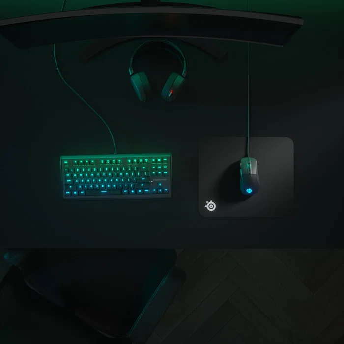 SteelSeries 63005 QcK mini Alfombrilla de Ratón Gaming, Negro