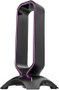 Trust GXT 265 Cintar RGB Soporte para Auriculares con HUB USB