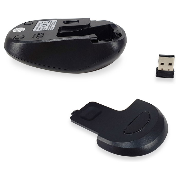 Equip Ratón Wireless 2.4 GHz Mini Rojo