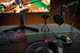 Krom Kam Webcam Gaming Full HD 1080p, Micrófono Integrado, Tapa de Privacidad, Trípode Incluido, Compatible con PC/Mac, Negro