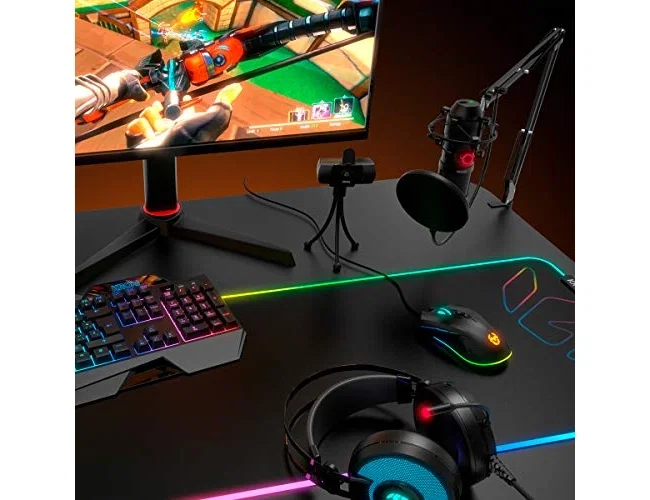 Krom Kam Webcam Gaming 1080p HD Negro