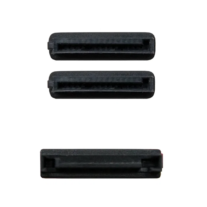 Nanocable 10.19.0104 Cable de Alimentación SATA de 0.3 m, Macho a 2x Hembra, Conector 15 Pines para Dividir Fuente de Poder