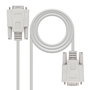 Nanocable Cable Serie RS232 DB9 Macho a DB9 Hembra 1,8 m Beige