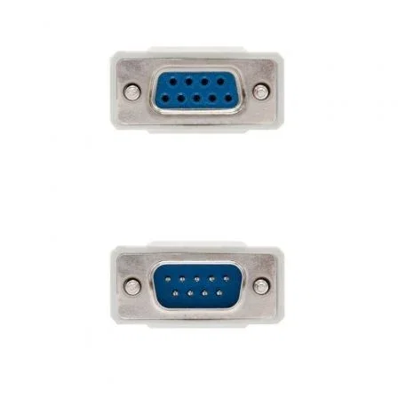 Nanocable Cable serie RS232 DB9 Macho a DB9 Hembra 1.80m - Color Beige Nanocable Cable serie RS232 DB9 Macho a DB9 Hembra 1.80m - Color Beige