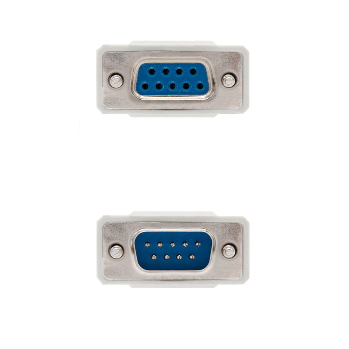 Nanocable Cable Serie RS232 DB9 Macho a DB9 Hembra 1,8 m