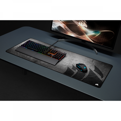 Corsair CH-9413771-WW Alfombrilla de ratón para juegos PRO Gris 930mm x 400mm Bordes Rematados