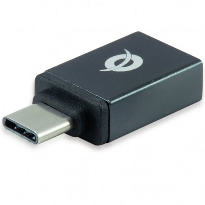 Conceptronic Kit 2 Adaptadores USB-C a USB-A 3.1 OTG, Sincronización y Carga, Negro