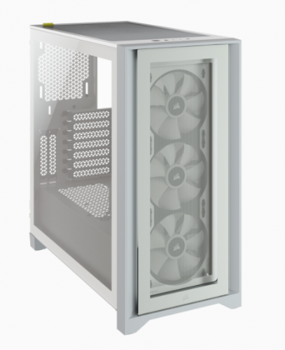 Corsair Caja PC iCUE 4000X RGB Vidrio Templado Blanca CC-9011205-WW Midi Tower ATX Gaming Corsair Caja PC iCUE 4000X RGB Vidrio Templado Blanca CC-9011205-WW Midi Tower ATX Gaming