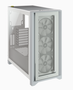 Corsair Caja PC iCUE 4000X RGB Vidrio Templado Blanca CC-9011205-WW Midi Tower ATX Gaming