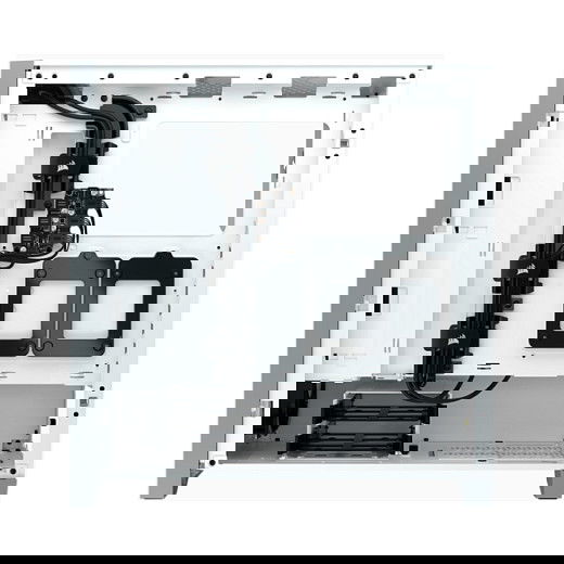 Corsair iCue 4000X RGB Caja ATX Midi Tower Gaming blanca con ventana lateral de cristal templado